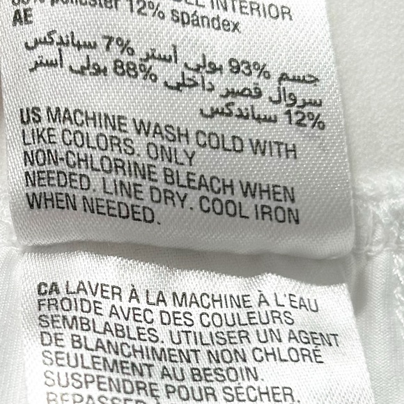 Ideology White Pleated Mini Tennis Skirt Short Lining Elasticized Waistband 🤍🎾 - Picture 10 of 10